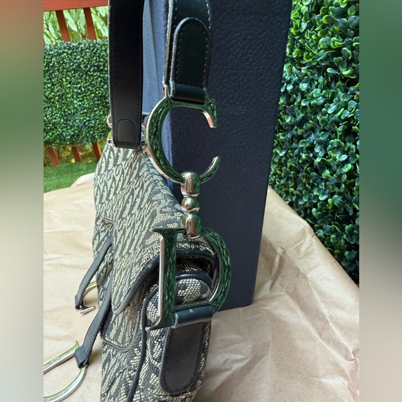 Dior Saddle bag, black Interior with Logo Charm - Picture 5 of 12